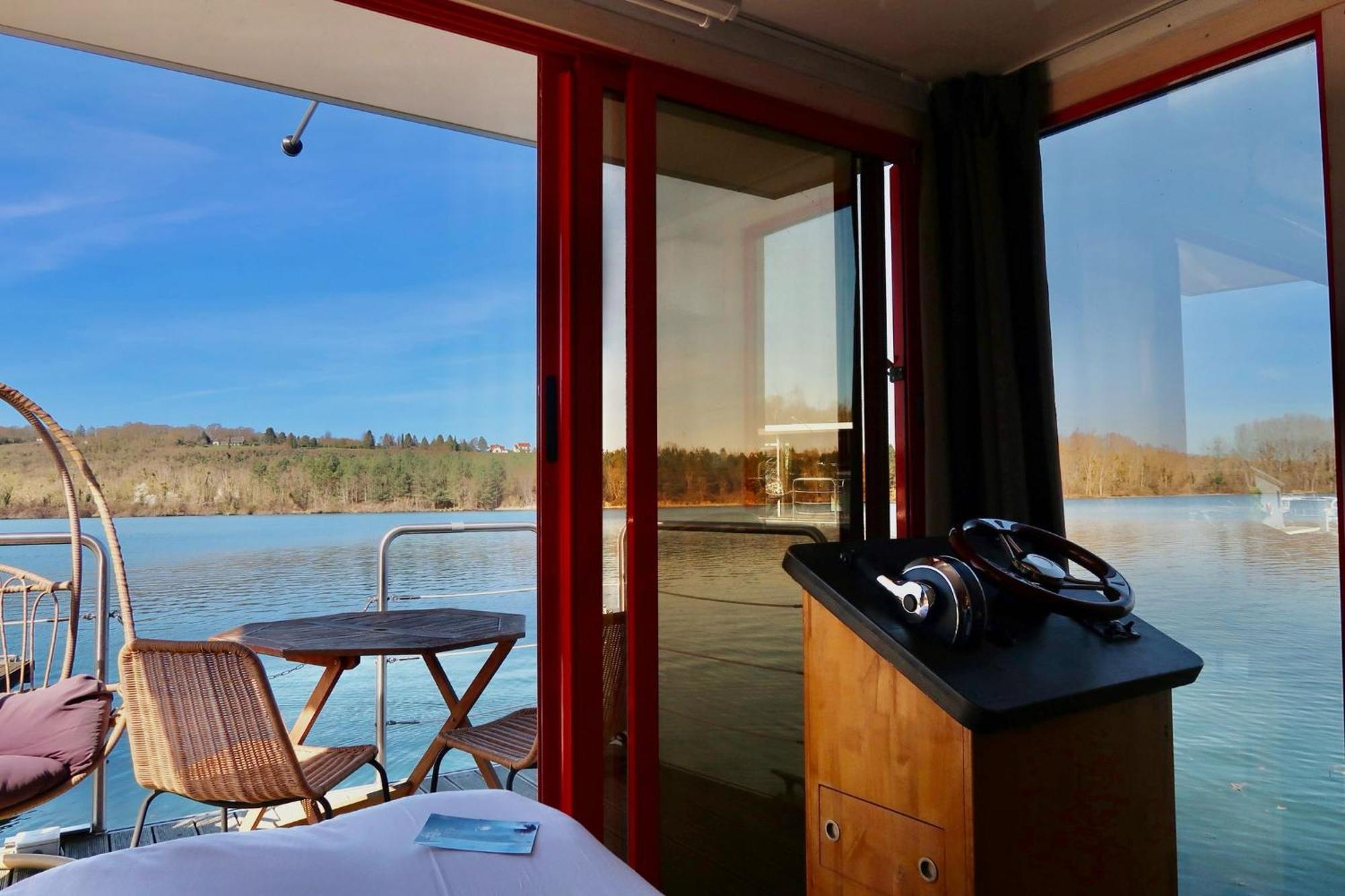 L'Escale Royale Saint-Martin-La-Garenne Port Ilon - Seine - Giverny Exteriör bild