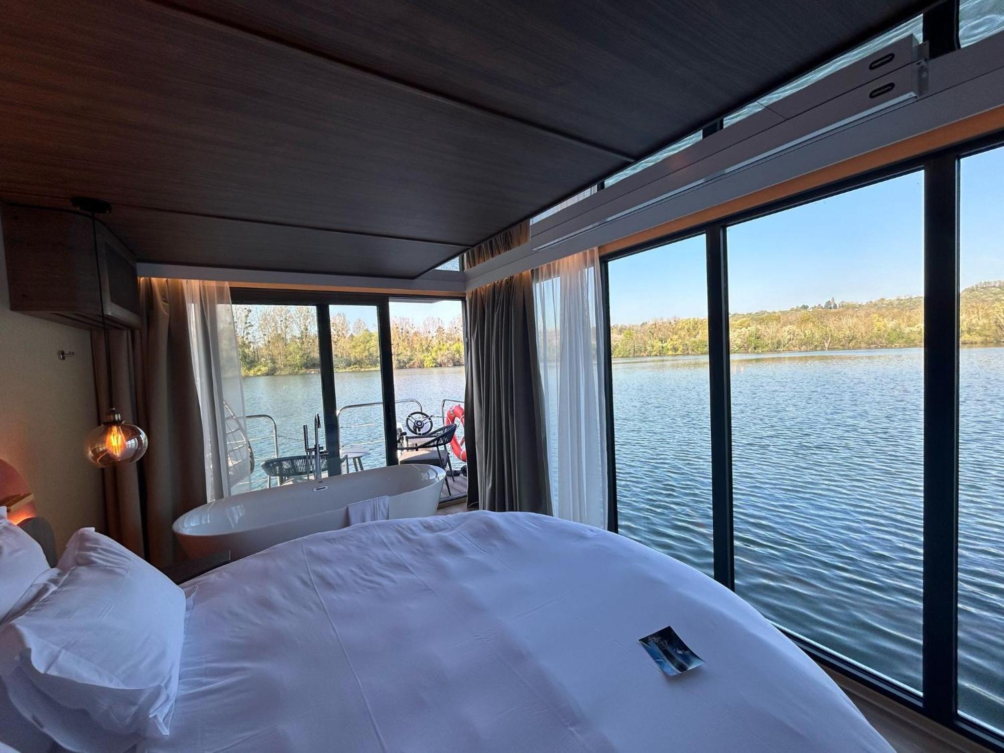 L'Escale Royale Saint-Martin-La-Garenne Port Ilon - Seine - Giverny Exteriör bild